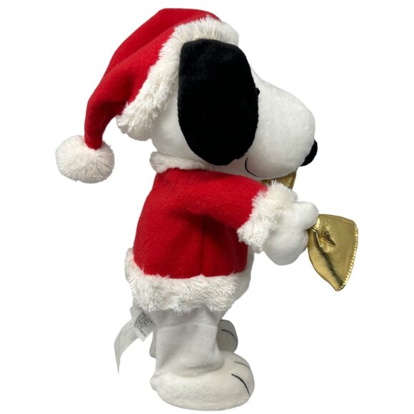 Hallmark Peanuts Snoopy Christmas Plush With Golden Bells 2010 READ - Picture 2 of 8